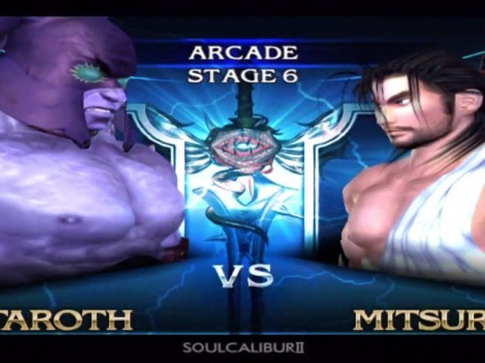 Soul Calibur II Arcade Playthrough: Astaroth (Normal level)