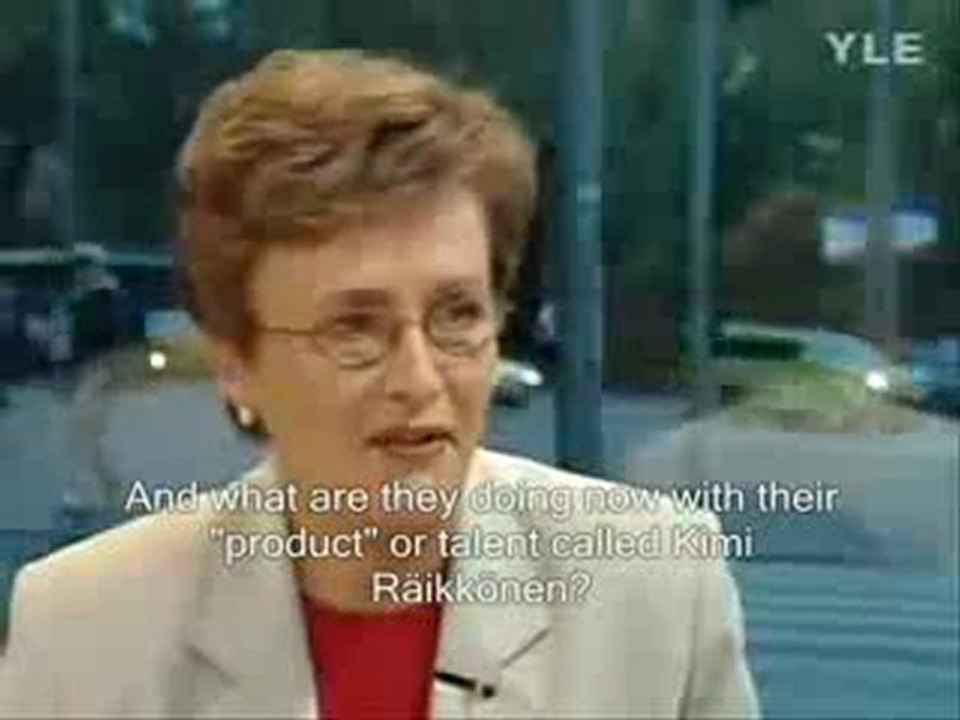 Kimi Räikkönen Interview 2000 after first F1 Test