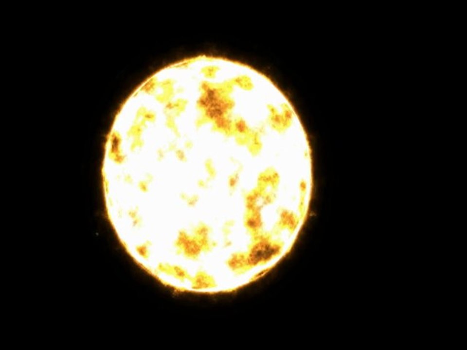 Simulation de la naissance d'une étoile