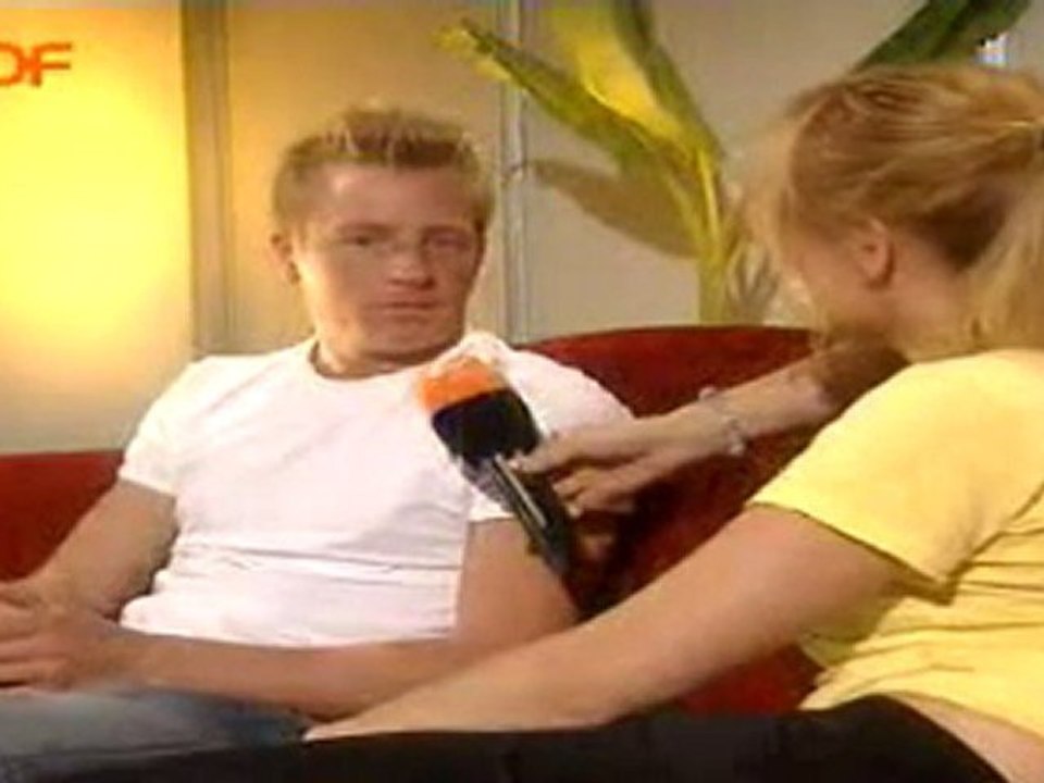 Kimi Räikkönen Wetten Dass Interview before Show
