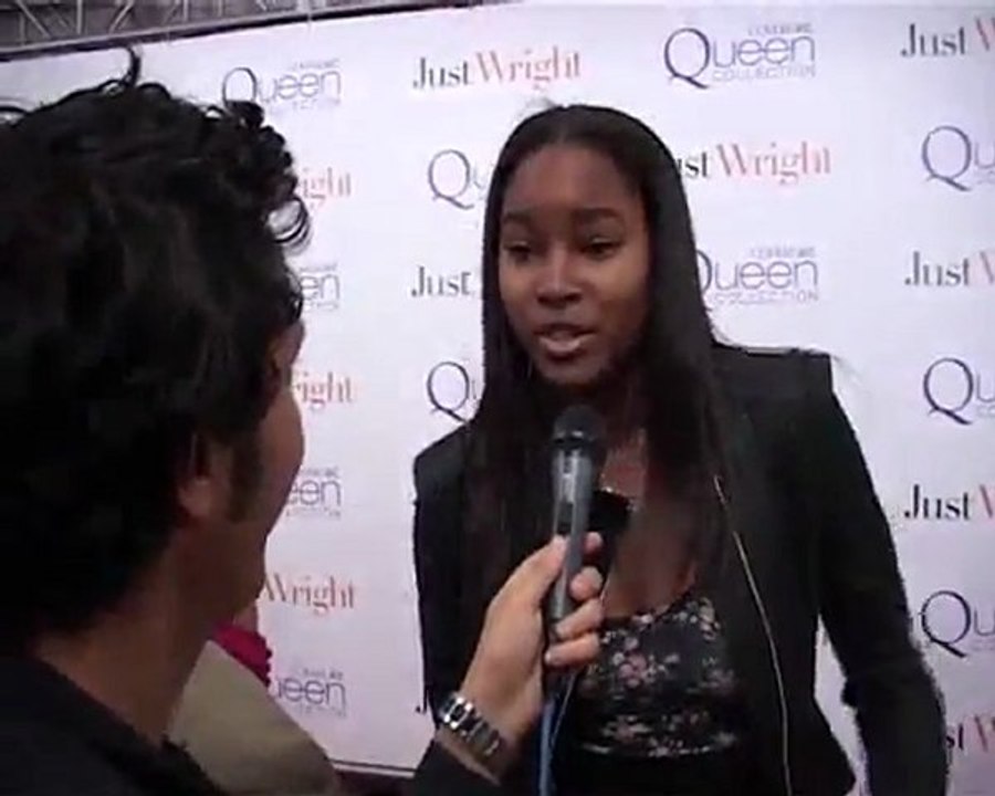 Damaris Lewis @ Just Wright Premiere in N.Y- Interview with Simo Benbachir