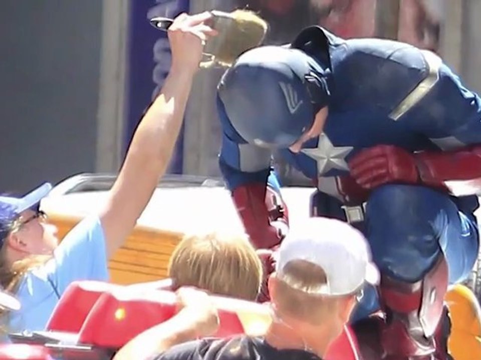 Explosion am Avengers-Set