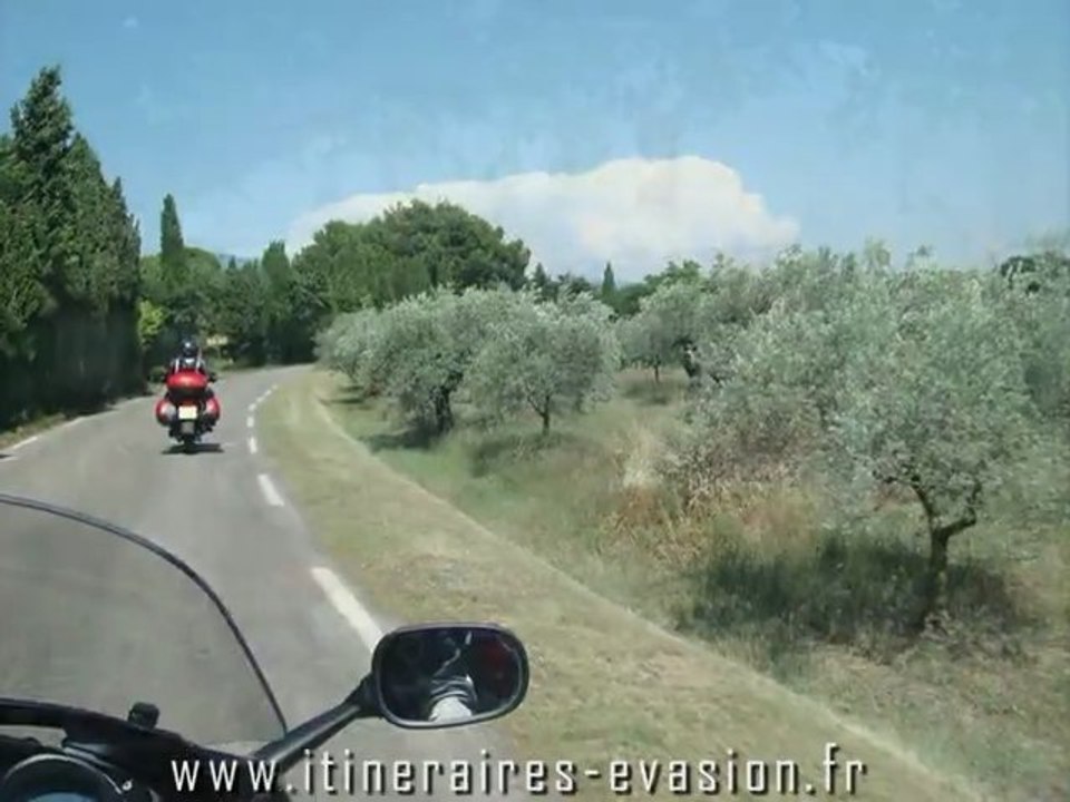 Provence et routes de la lavande à moto