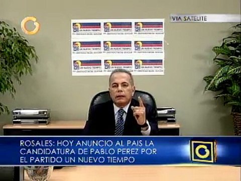 Pablo Pérez candidato de UNT