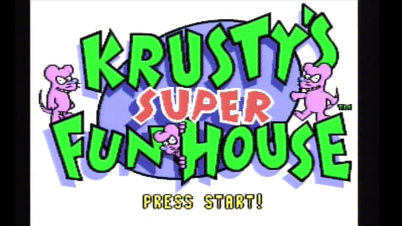 Krusty's Super Fun House sur Super Nintendo !
