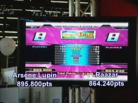 DDR League Score JE'2011 - Raazar Vs Arsène Lupin (Petite finale)