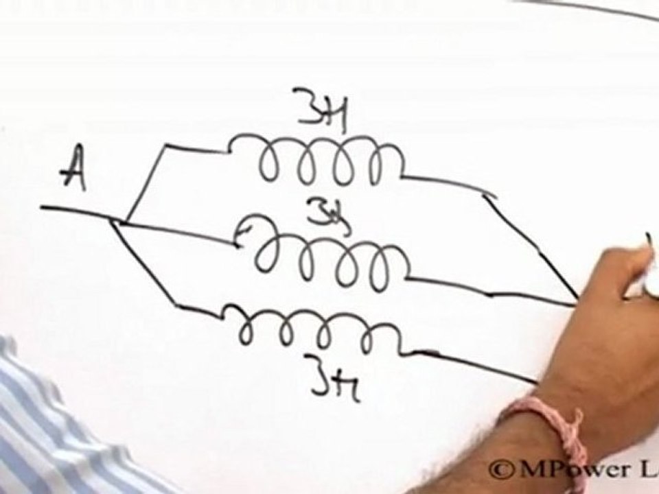 Electromagnetic Induction and Alternating Current - Combination of Resistors