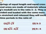 Oscillations - Spring Oscillation - 1