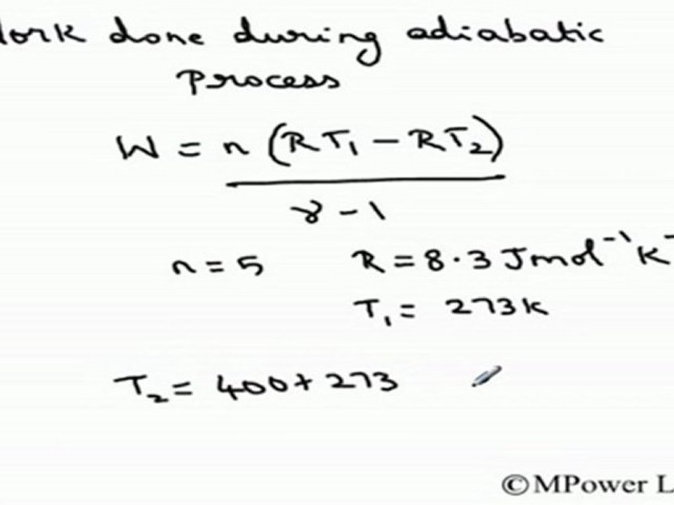 (Kinetic Theory of Gases and Thermodynamics)  - Internal energy of the gas"