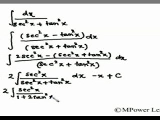 Indefinite Integrals - Simplification of factors