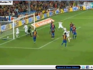 Supercoppa spagnola ritorno Barcellona-Real Madrid 17/08/2011-gol benzema 2-2