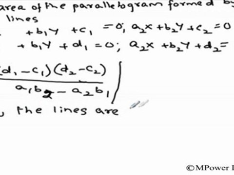 Two dimensional Geometry, Straight Lines and Pairs of Straight lines - Special Formula
