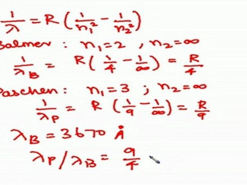 Atoms, molecules and nuclei - Spectral series of H atom