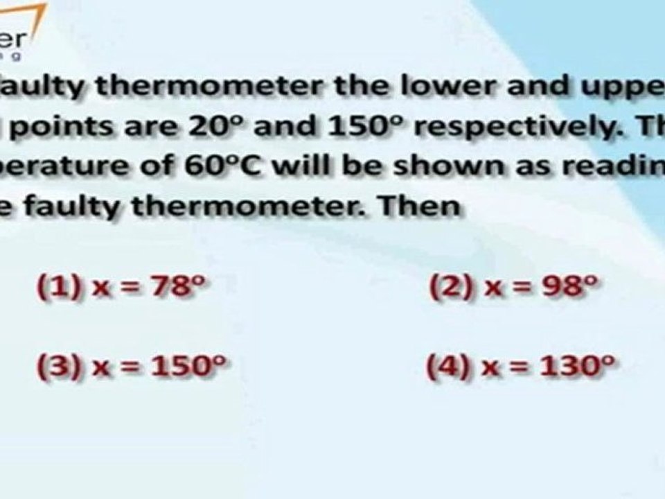 Heat (Part 1) - (Thermal Expansion, Calorimetry, Heat Transfer) - Temperature/Measurement Scale etc