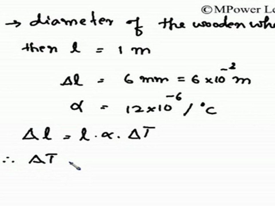 (Thermal Expansion, Calorimetry, Heat Transfer) - Thermal Expansion(Linear)