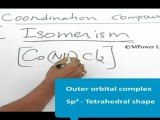 Coordination Compounds and Organometallic Compounds - Isomerism in complexes - 1