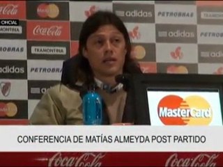 Me quedé conforme, por momentos jugamos bien