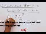 Chemical Bonding and Molecular Structure - Lewis Structure - 1