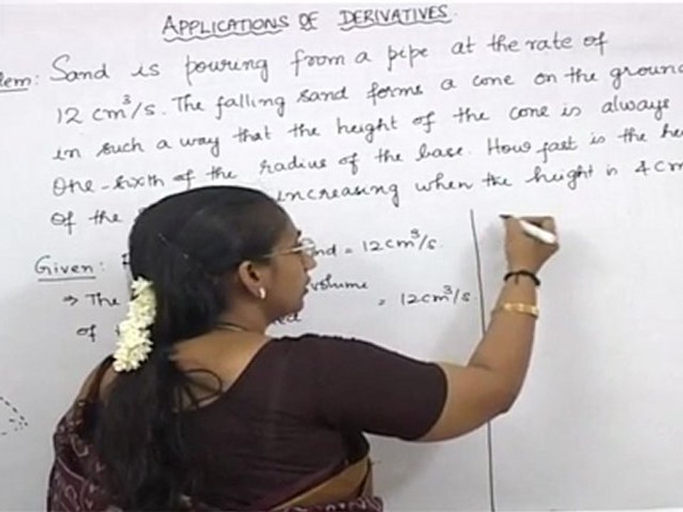 Application of Derivatives - Application of Derivatives