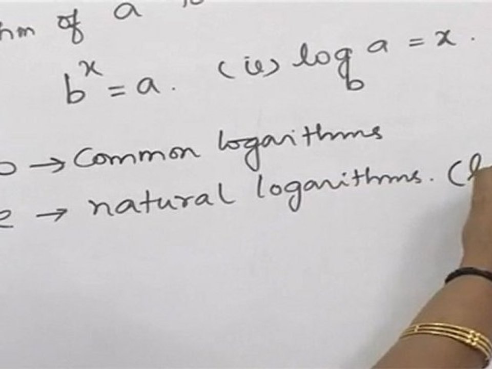 Continuity and Differentiabilty - Exponential and Logarithmic Functions