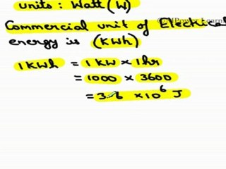 Electrical Energy and Power