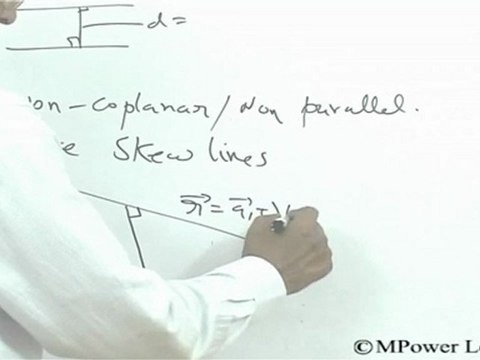 3-Dimensional Geometry - Shortest Distance between Two Lines