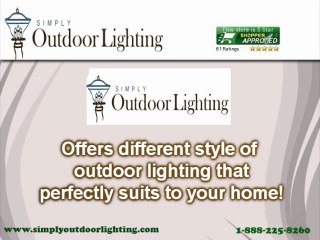 Stylish Rustic Outdoor Lighting