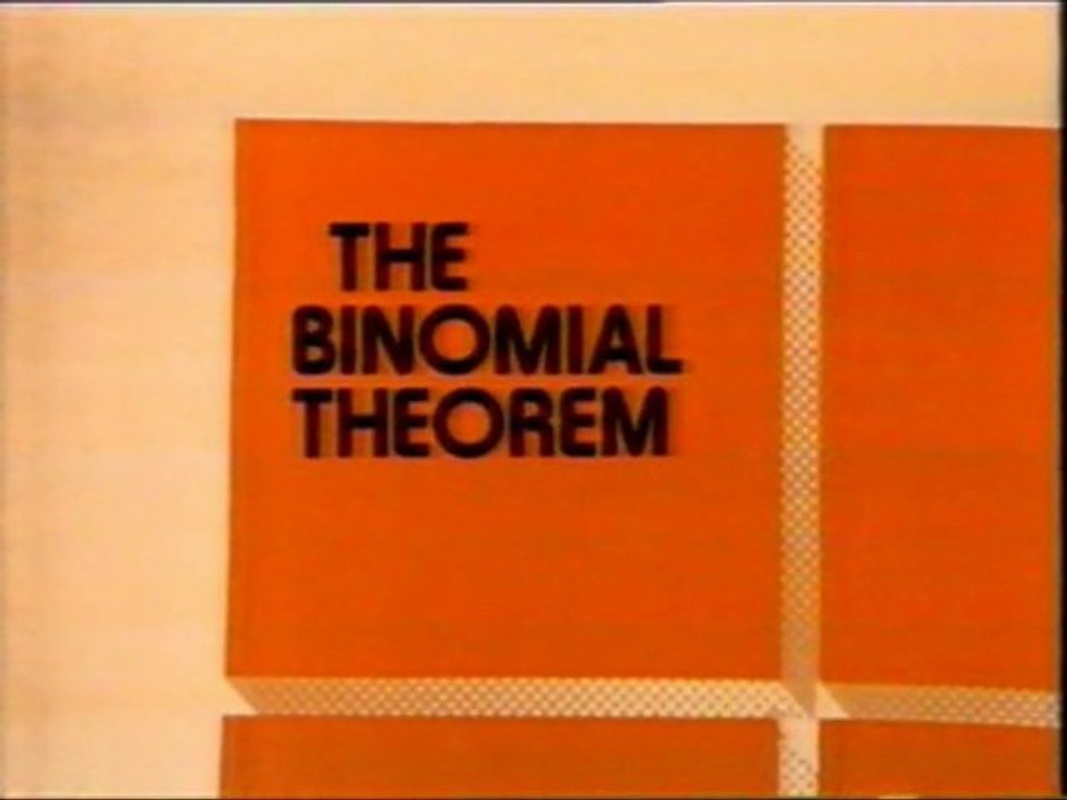 Maths Foundation Course 02 : The binomial Theorem