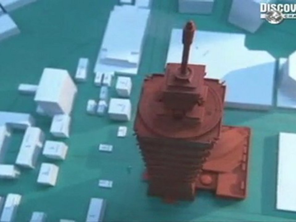 diamond mine, skyscraper, car crusher