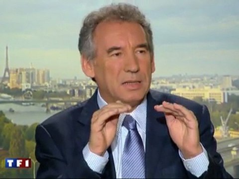 François Bayrou invité du 20h de TF1 - le 17 Aout 2011