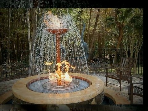 Fire Pit and Outdoor Water Fountain - Port Orange, Florida