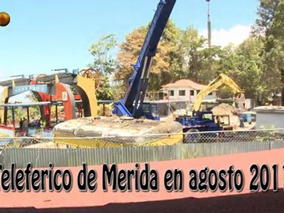 Teleferico de Merida en agosto 2011