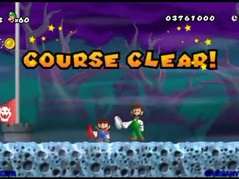 New Super Mario Bros Wii 2p Co Op World 7 - video Dailymotion