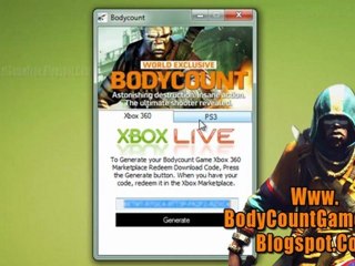 Bodycount Game Crack Download Free- Xbox 360 - PS3