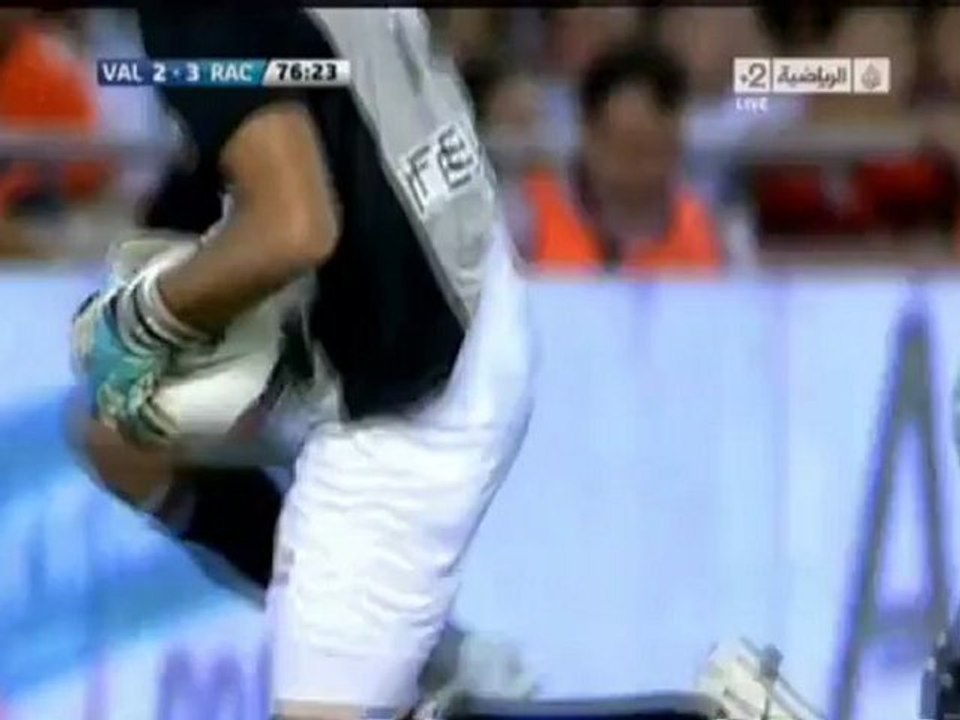 Valencia vs Racing Santander 4 - 3 all goals and full match highlights 2nd half