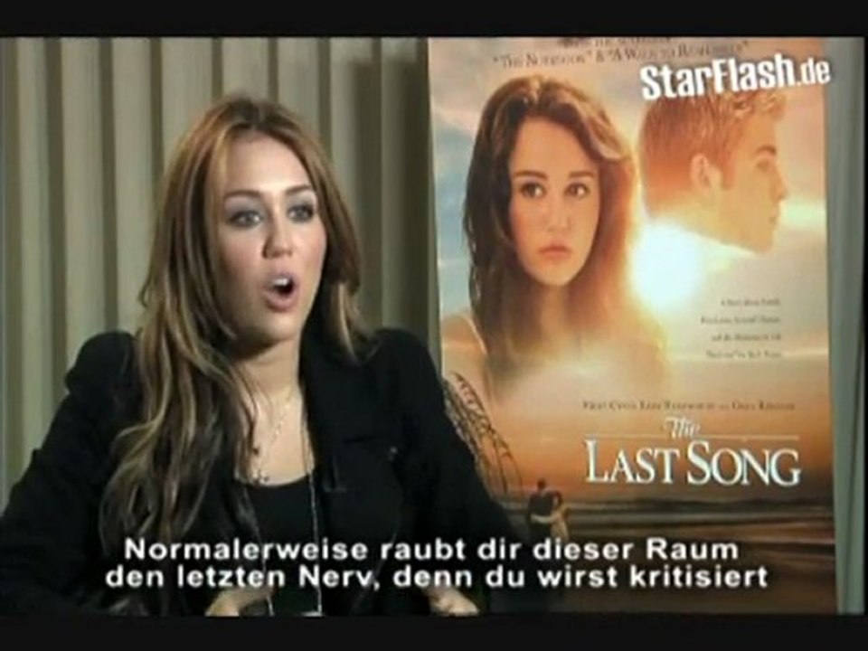 Miley Cyrus 'The Last Song' StarFlash Interview - 2010