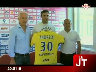 Le 4eme gardien de l’ETG FC, Stephan Andersen (Annecy)