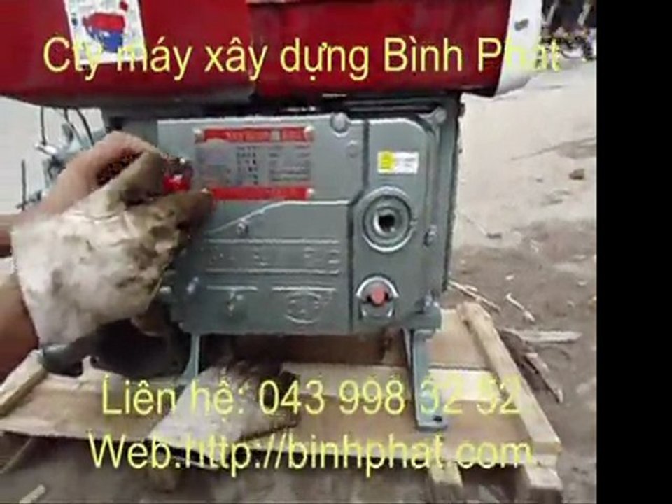 May bom nuoc Diezen ban cho du an Nui Phao