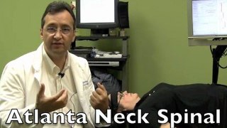 Neck Pain spinal decompression physical therapy, chiropractor treatment in Atlanta for herniated and degenerated discs
