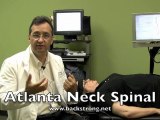 Neck Pain spinal decompression physical therapy, chiropractor treatment in Atlanta for herniated and degenerated discs
