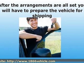 Vehicle Shipping | Vehicle Shipping Procedure For the Novice