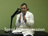 Spinal Decompression Physical therapy for neck pain and low back pain is explained by Dr. Castanet in Atlanta