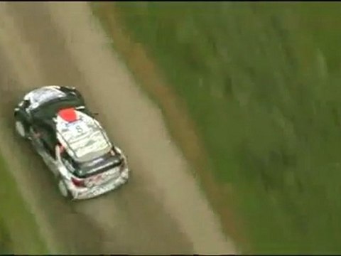 WRC Rally Finland 2011 Kimi Räikkönen driving at SS18 Surkee 2