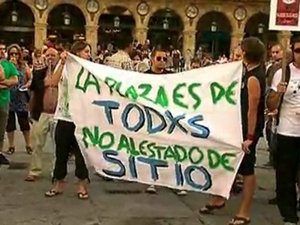 Caerolada de los Indignadosde Salamanca