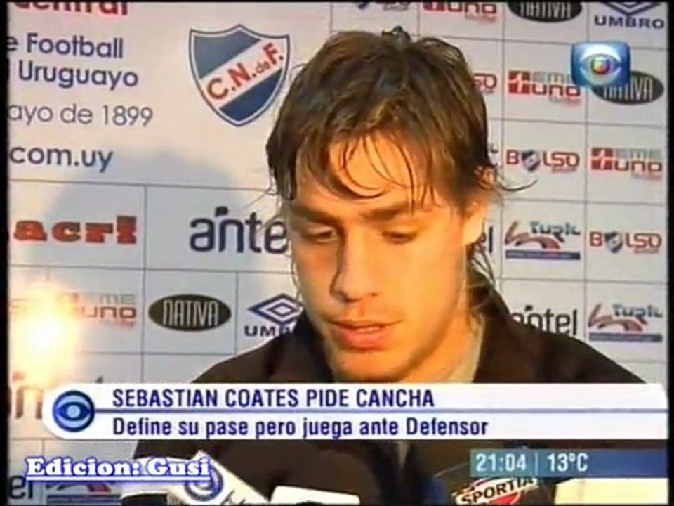Sebastián Coates pide cancha
