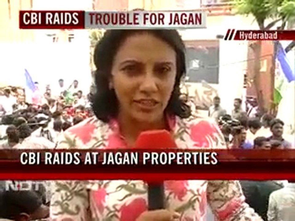 CBI raids Jagan Mohan Reddy's properties