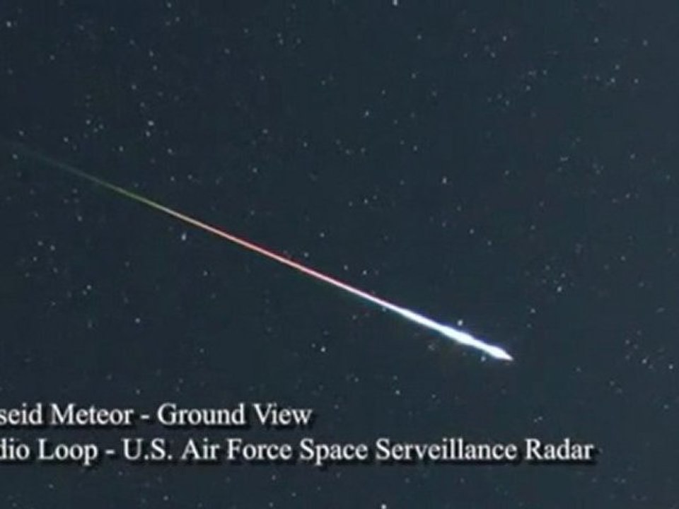 Meteor Shower Sounds Captured Βy Space Radar