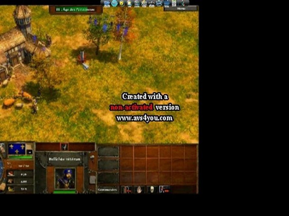 escuse pour la vidéo de age of empires 3