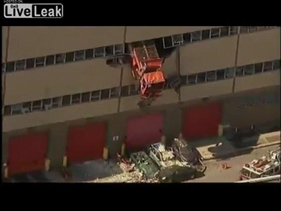 Ein Salz Lkw suchen sehr prekär New York