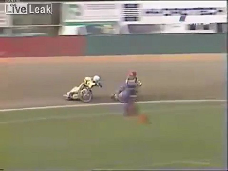 ZUZEL - Spektakuläre Motorrad-Speedway-Abstürze
